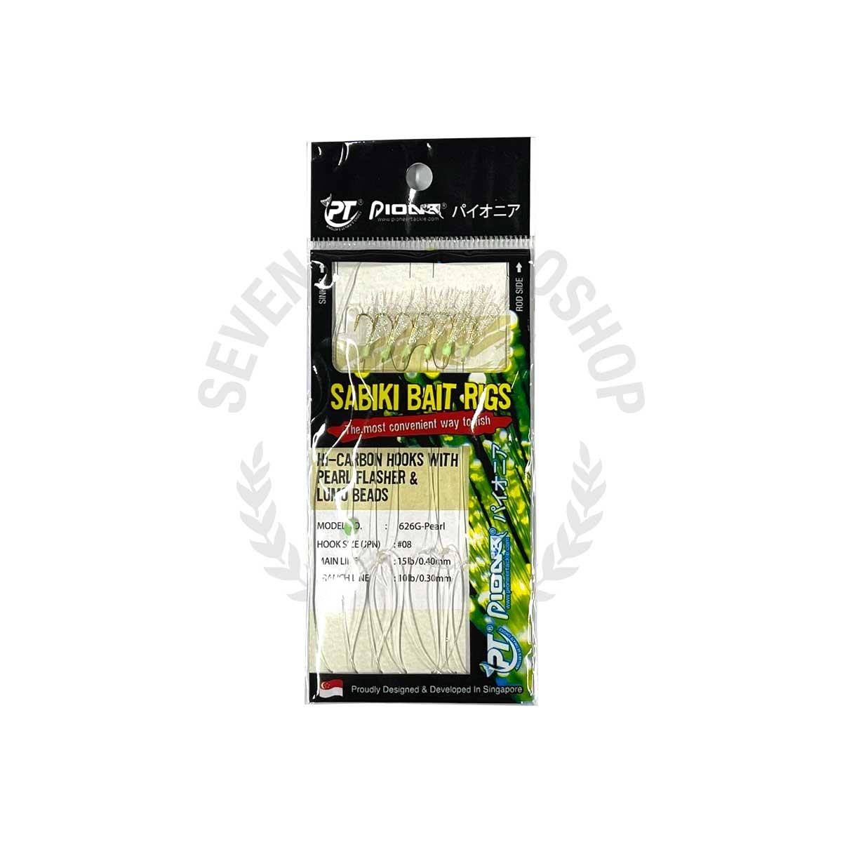 Pioneer Sabiki Bait Rigs 626G Pearl 08 7 SEAS PROSHOP THAILAND