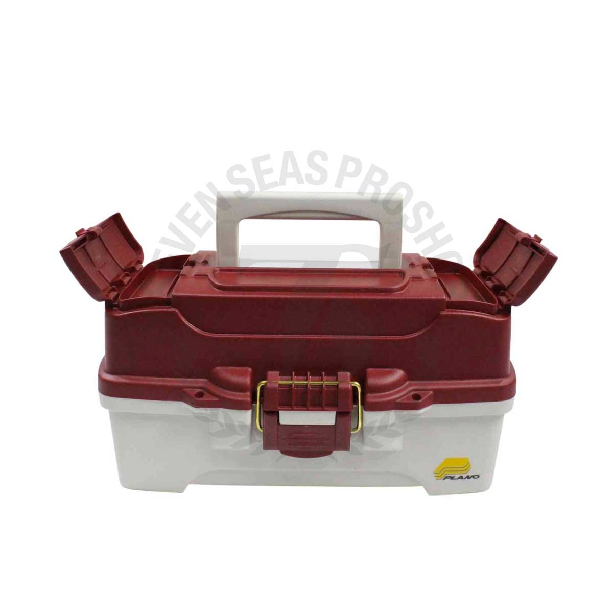 Plano One-Tray Tackle Box Red Metallic/Off-White*กล่องอุปกรณ์ - 7 SEAS  PROSHOP (THAILAND)