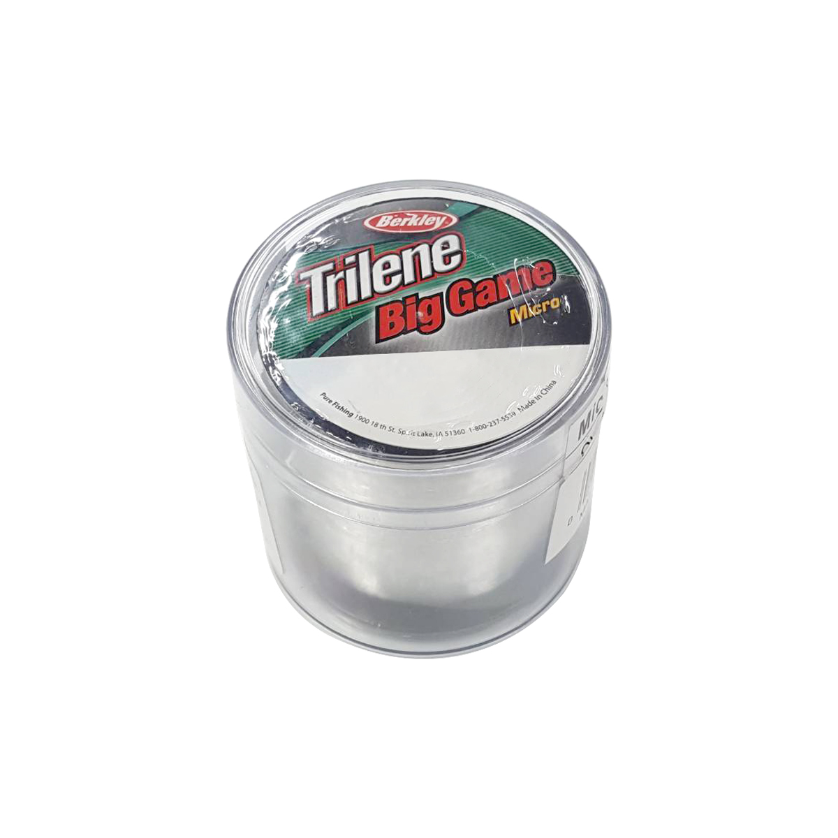 Fil De Pêche Berkley Trilene Big Game 0.38mm 10kg - 600m Transparent, Monofilament Haute Résistance