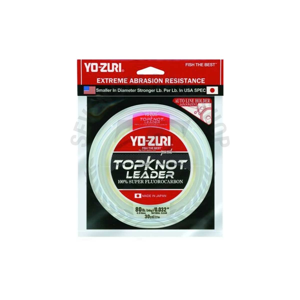 YoZuri Top Knot Leader 30yd 100 Fluorocarbon R123580lb (Natural