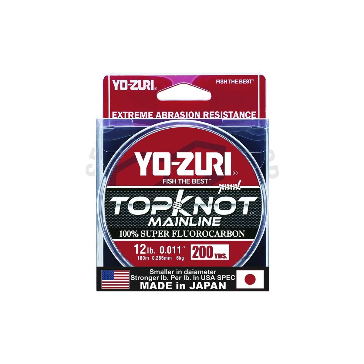 Yo-Zuri Top Knot Mainline 100% Super Fluorocarbon 200yds #R1221