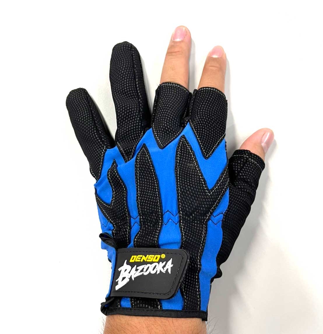 DENSO Bazooka Fishing Glove #Size-L (Blue) - 7 SEAS PROSHOP (THAILAND)