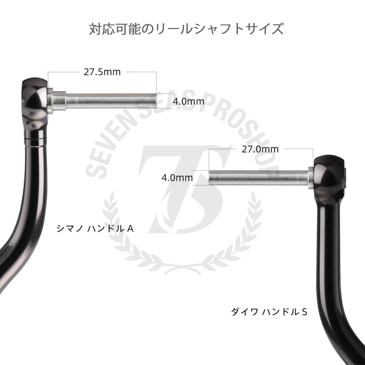 Gomexus Handle Knob Shimano (Type A) Daiwa (Type S) TPE 27mm Touch Knob  #A27GNBK - 7 SEAS PROSHOP (THAILAND)