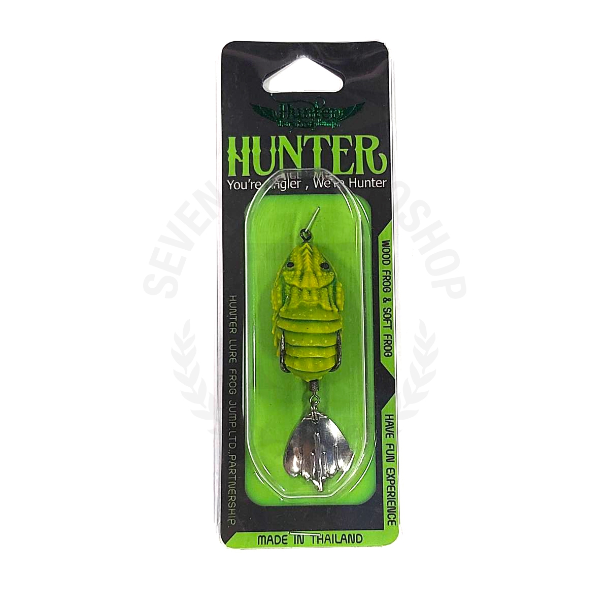 Hunter V4 Rubber Frog #Green*เหยื่อกบยาง - 7 SEAS PROSHOP (THAILAND)