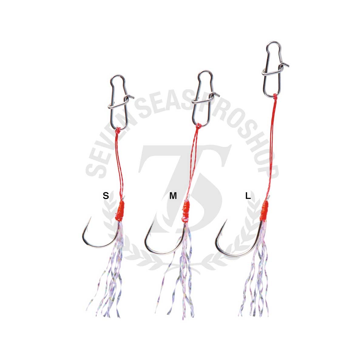 Gamakatsu GA-042 Assist Hook Sagosis Sniper #1 - For Light Shore Jigging - View #6