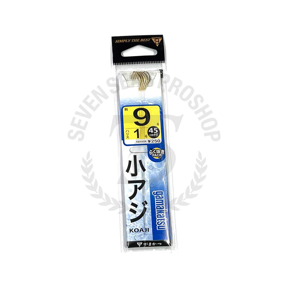 Gamakatsu Fishing Hooks - Small Horse Mackerel Hook With Thread, No. 5 Size (7-Pack)