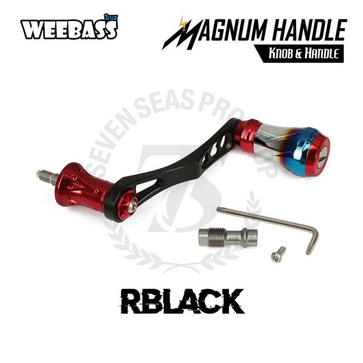 Weebass M2 Handle Knob & Handle #CBBLACK*แขนแต่งรอก - 7 SEAS