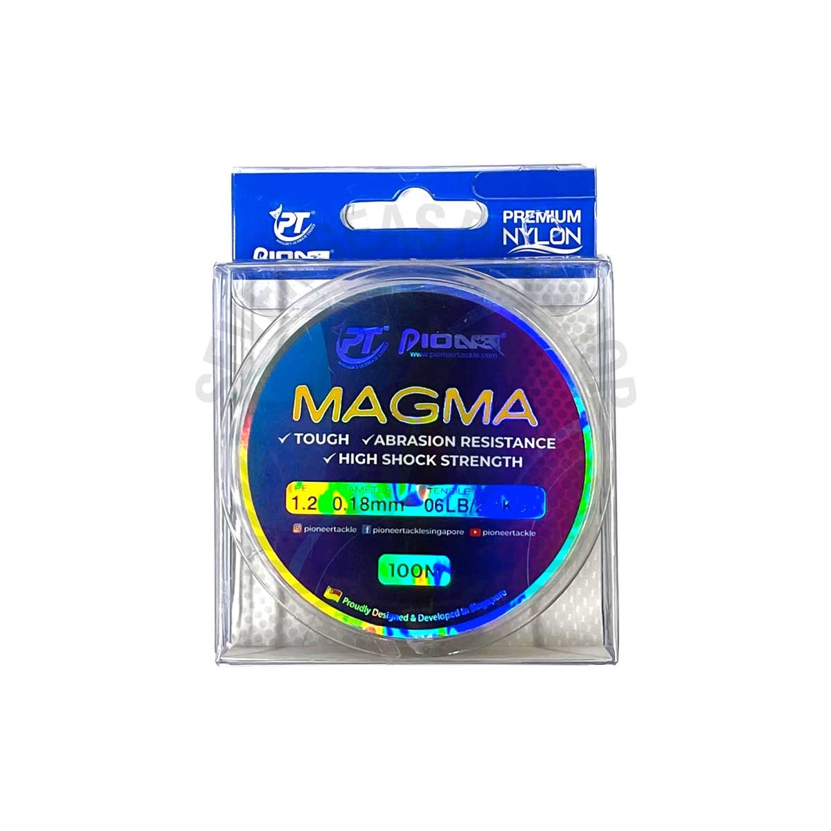 Pioneer Magma Premium Nylon 100m 6lb PE1 2 Light Brown pioneer-magma-premium-nylon-100m-6lb-pe1-2-light-brown