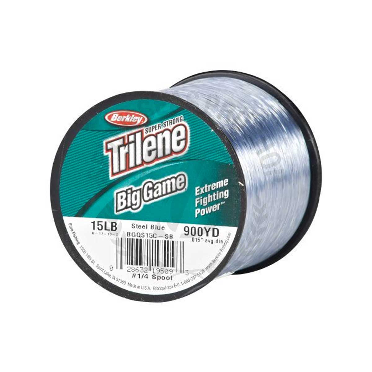 Berkley Trilene Biggame 900yds #15lb (Steel Blue)*สายเอ็นโมโน - 7