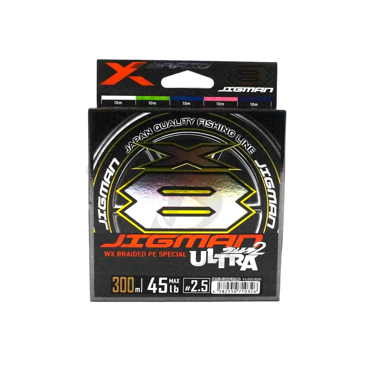 YGK X-Braid Jigman Ultra X8 300m #PE2.5 (Multi Color)*สายพีอี - 7