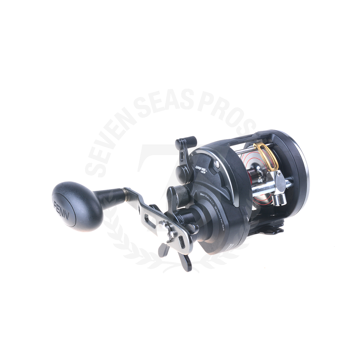 Moulinet Penn Warfare Level Wind - Pêche Conventionnelle, Robustesse Pro, 150 Taille