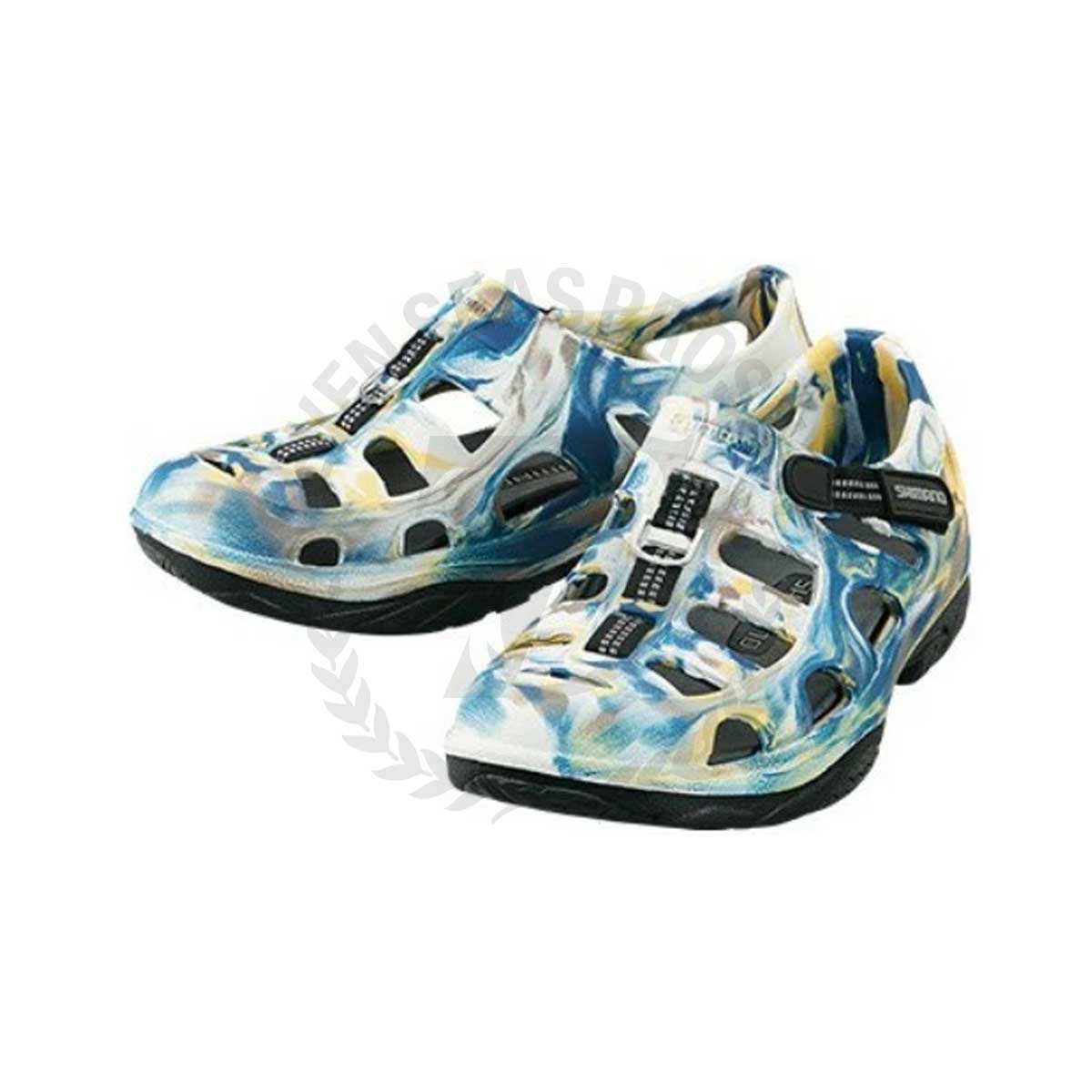 Shimano Evair Fishing Shoes Size 11 Camo | Ultra Lightweight Breathable Wading Shoes