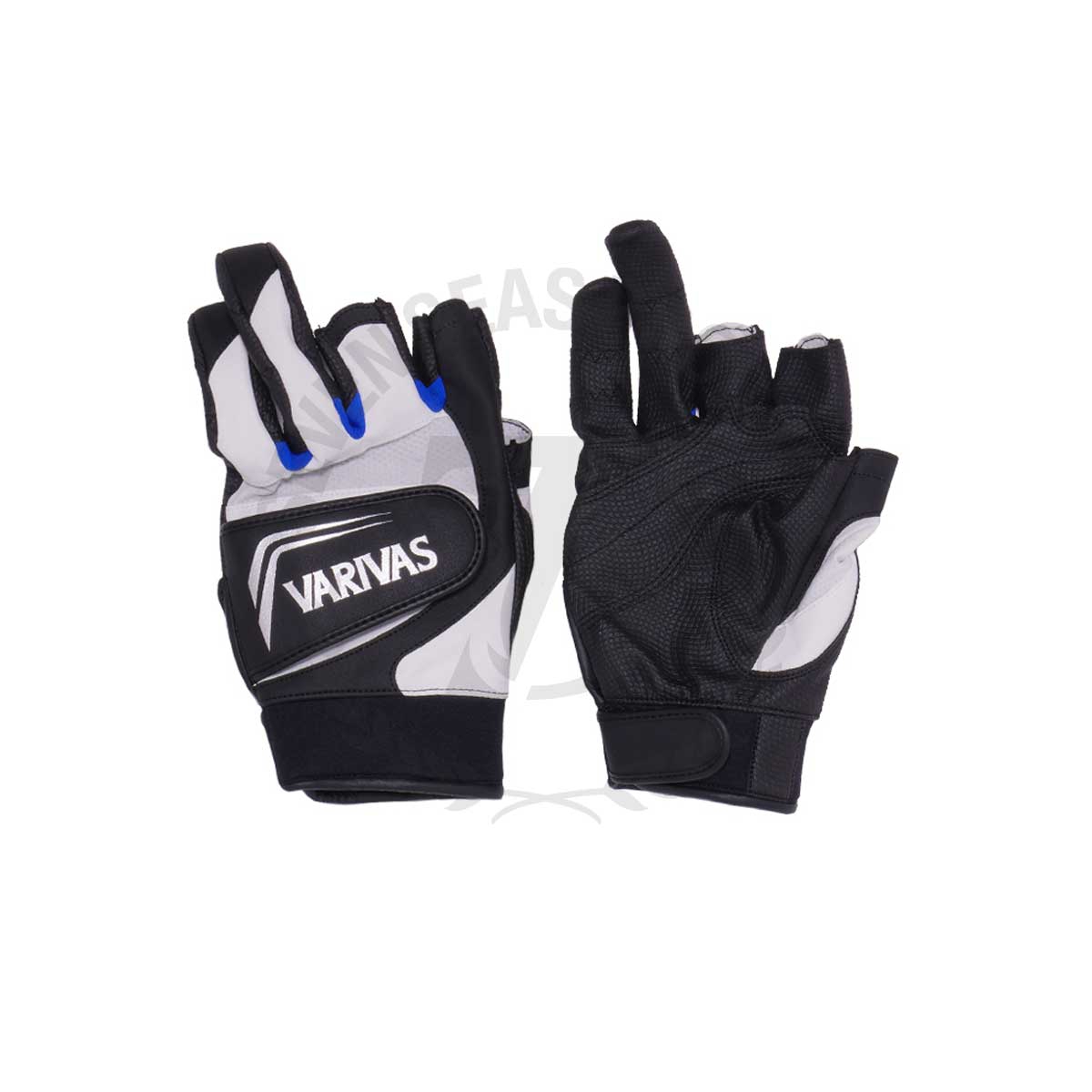Varivas Glove 3 VAG16 White (SizeM) 7 SEAS (THAILAND)