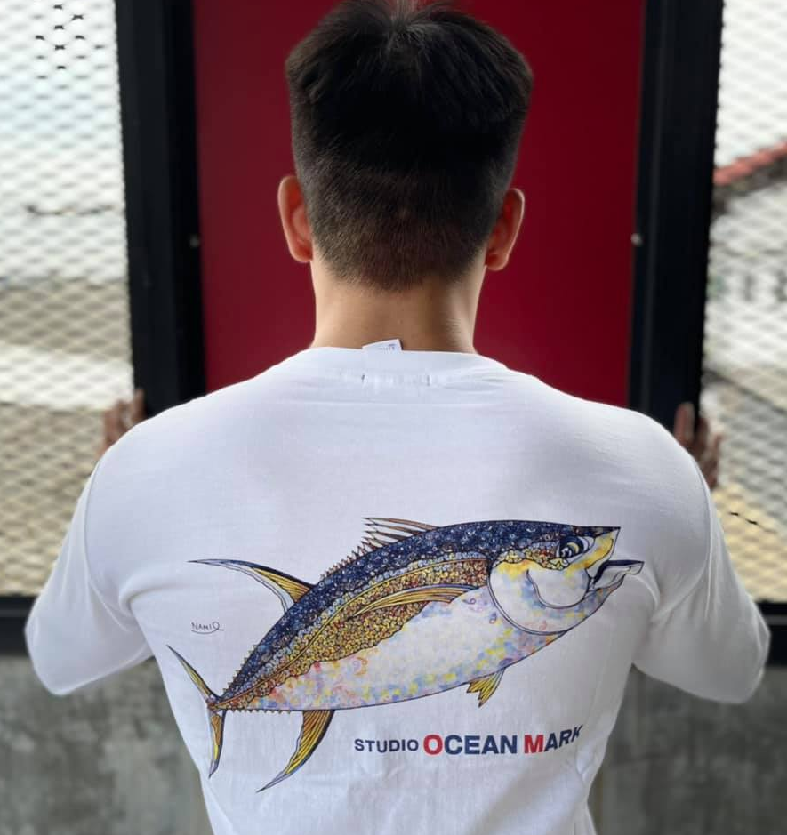 Studio Ocean Mark Somplus Long Sleeve T-Shirt Cotton Nami
