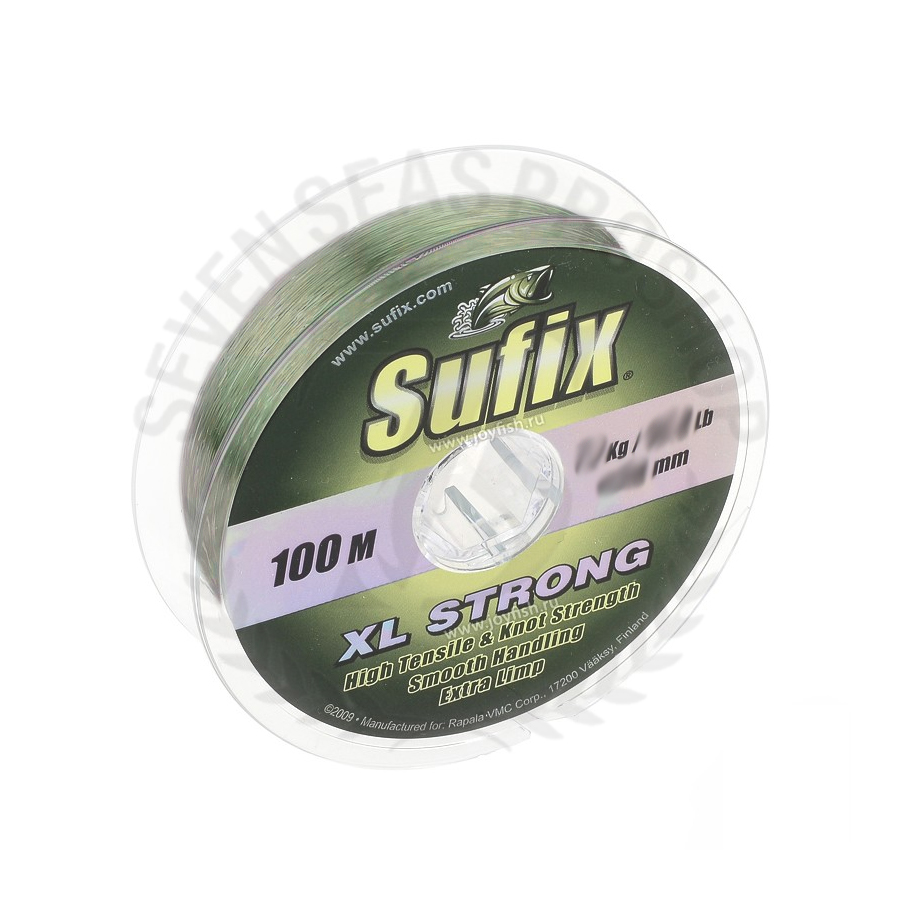 Sufix XL Strong Nylon Monofilament Line, 100 Mt