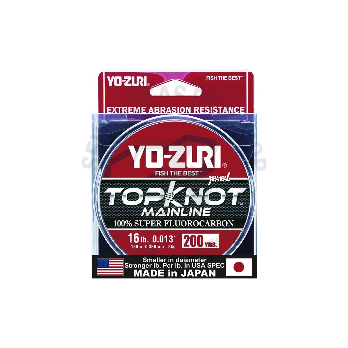 Yo-Zuri Top Knot Mainline 100% Super Fluorocarbon 200yds #R1223-16lbs.  (Natural Clear)*สายเอ็นฟลูออโรคาร์บอน - 7 SEAS PROSHOP (THAILAND)
