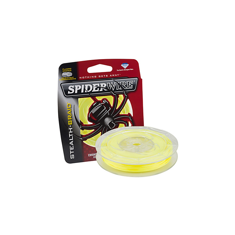 Spider Wire Stealth-Braid #SCS50Y-125 (Hi-Vis Yellow)*สายเบรด/พีอี - 7 SEAS  PROSHOP (THAILAND)