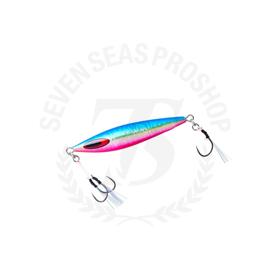 Daiwa Saltiga FK Metal Jig - 5.3 Oz Jigging Lure In MG Blue Pink For Saltwater Fishing