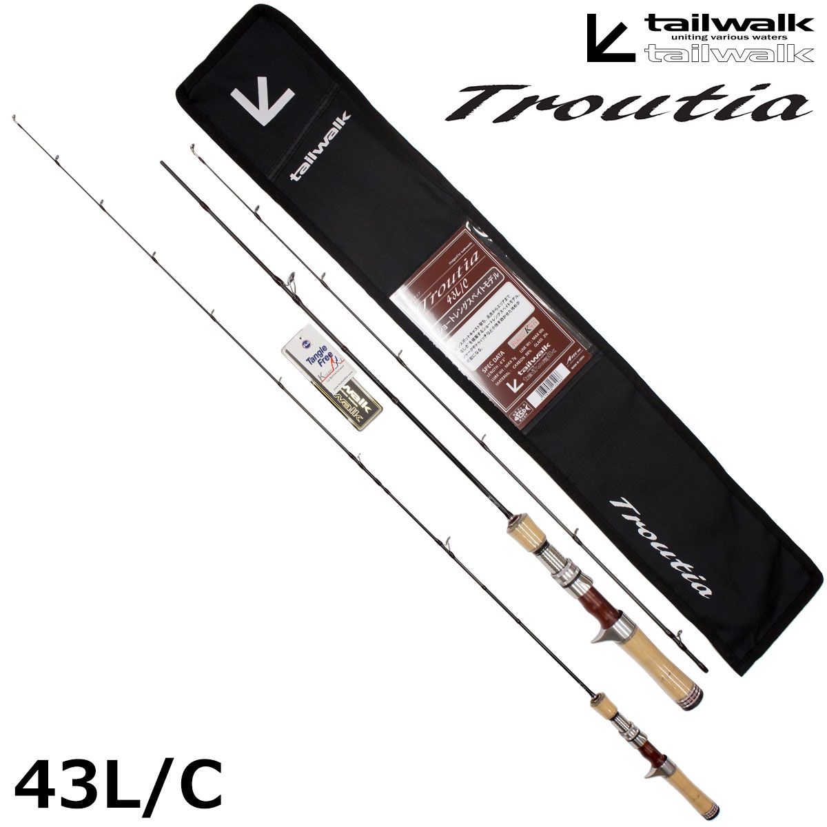 Tailwalk Troutia 43l C Baitcasting คันสตรีม ลำธาร 7 Seas Proshop