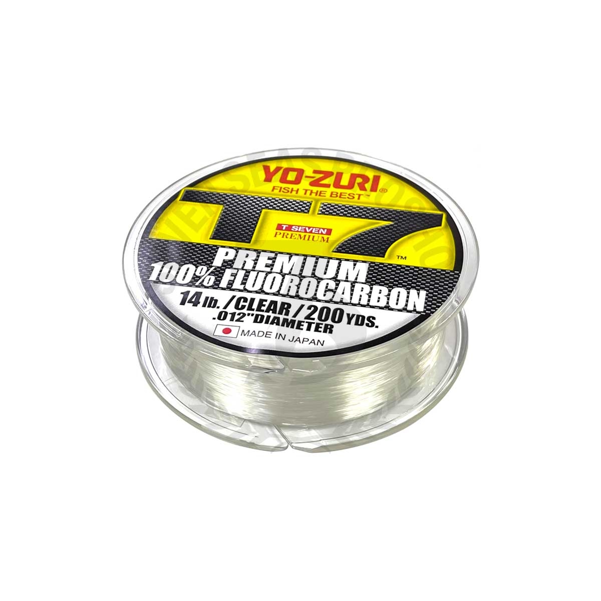 Yo-Zuri T7 Premium 100% Fluorocarbon 200yds #R1417-CL-14lb (Clear