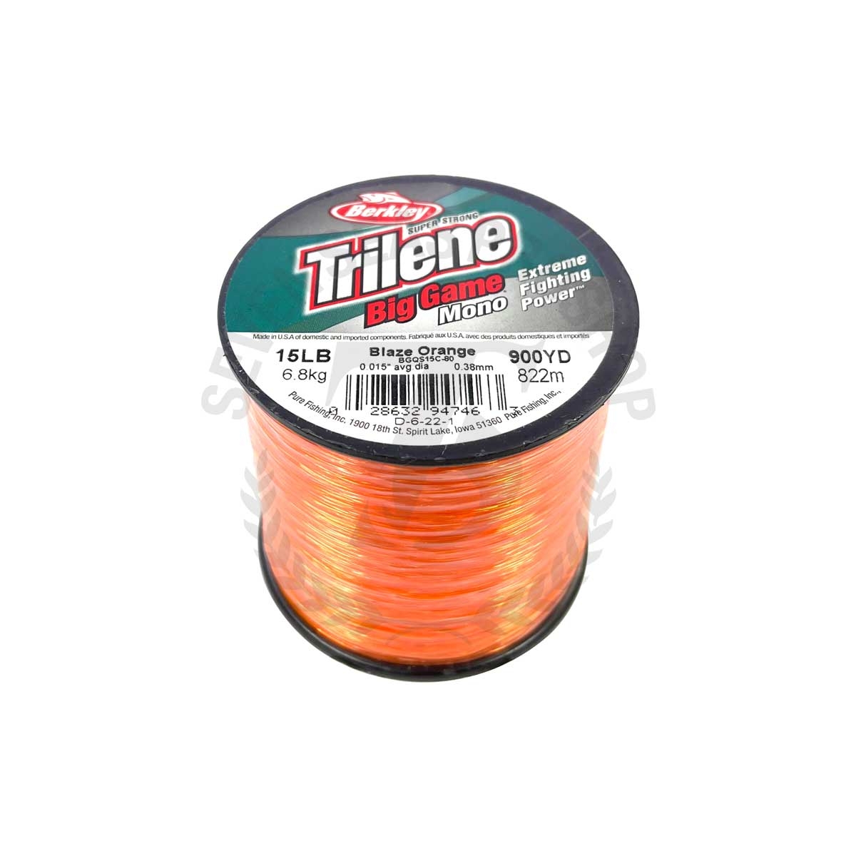 Berkley Trilene Big Game Mono #15lb-900yds (Orange)*สายโมโนฟิลาเมนต์ - 7  SEAS PROSHOP (THAILAND)