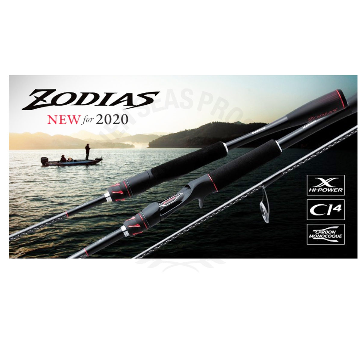 2020 SHIMANO ZODIAS Lure Fishing Rod 166M 1610M 268L 172H