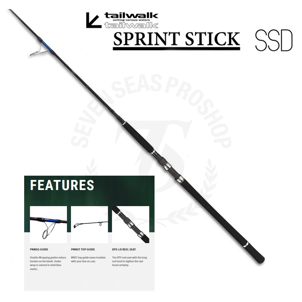 TAILWALK Sprint Stick SSD 80XXH Rods buy at
