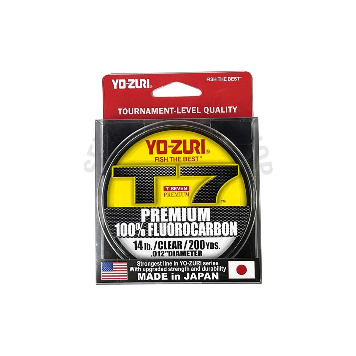 Yo-Zuri T7 Premium 100% Fluorocarbon 200yds #R1417-CL-14lb (Clear) - 7 SEAS  PROSHOP (THAILAND)