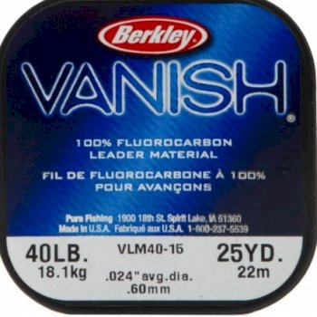 Berkley Vanish Leader Material 22m VLM40-15 #40lb*สายลีดฟลูออโร