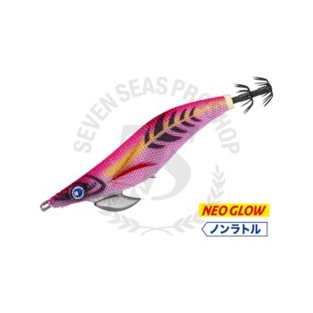 Major Craft Baitokizo Bait Feather (Non-Rattle) EBF-2.5 #13-Red luminous  pink (no tape)*เหยื่อตกหมึก - 7 SEAS PROSHOP (THAILAND)