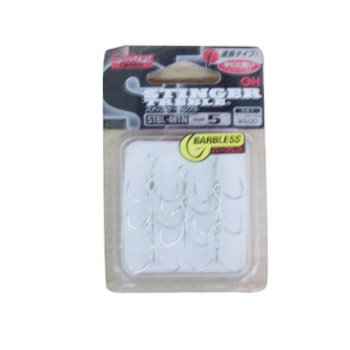 Owner STBL-41TN Barbless Stinger Triple Hook - No. 4 Size For Sea Bass - View #10